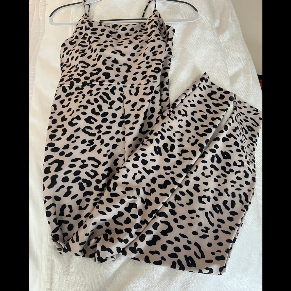 Alice and Olivia animal print cat suit